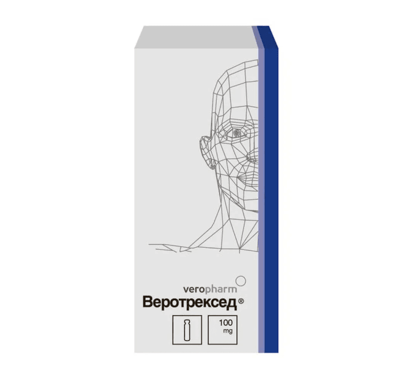Веротрексед лиоф д/р-ра д/инф 100мг №1